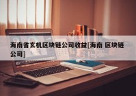 海南省玄机区块链公司收益[海南 区块链 公司]